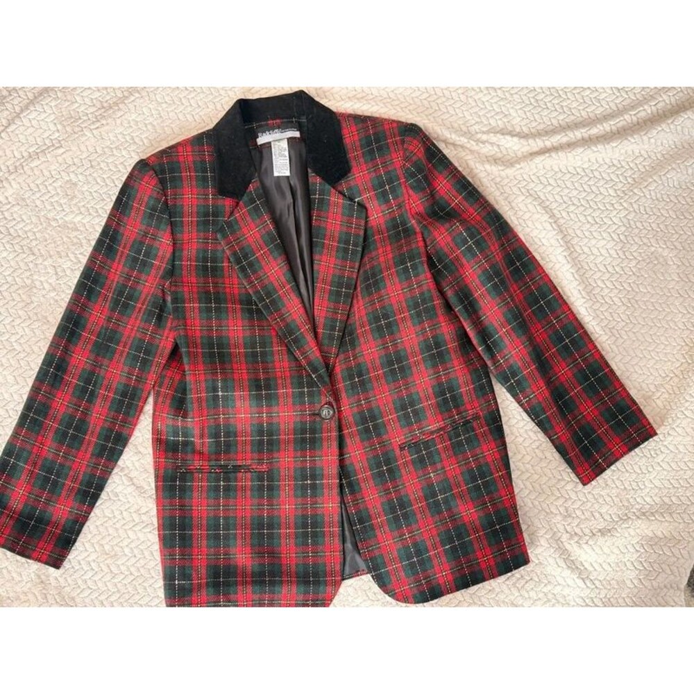 Vintage Radcliffe by Sag Harbor 90s collection wool blend Blazer size 12